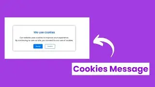 🗃️Creating a Cookies Message Box Using HTML and CSS for Frontend Projects by Becodewala
