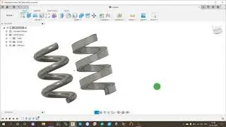 Работа с пружинкой во Fusion 360