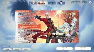 Archer Banner Gacha Wish | Genshin Impact x Fate Stay Night