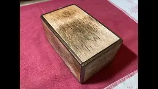Шкатулка с секретом на 44 хода, с двумя потайными отделениями
