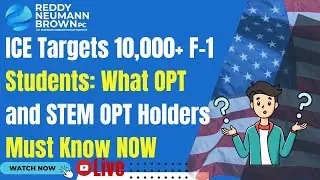 ICE Targets 10,000+ F-1 Students: What OPT and STEM OPT Holders Must Know NOW
