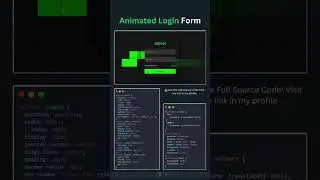🔥 Create an Animated Login Form with React JS 💻✨||