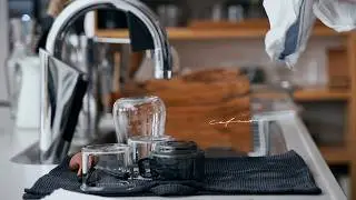 Kitchen and Breakfast with Coffee, Recent Purchases and Everyday Life.