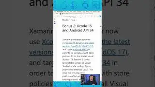 Xamarin Support for Android 14 (API 34) & iOS 17 (Xcode 15)
