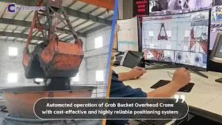 Automated operation of Grab Bucket Overhead Crane with reliable positioning system