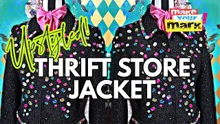 Amazing Thrift Store Upstyle with John Bead DIY Stitch-On Rhinestones