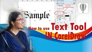 How to use text tool in corelDraw | Design with text | Malayalam tutorial | Episode 5