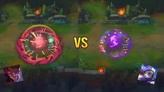 Street Demon Rengar vs Pretty Kitty Rengar Skin Comparison - League of Legends