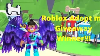 Roblox Adopt me Winner!!!