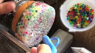Woodturning - Insane Creation From Orbeez!