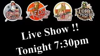 Flory Models Live show! 7:30pm 12th October 2023
