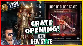 LORD OF BLOOD CRATE OPENING SLR BLOOD LUST & ROBE SKIN! | PUBG: New State!