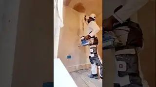 Spray Painting on plaster - Dulux Matt White 