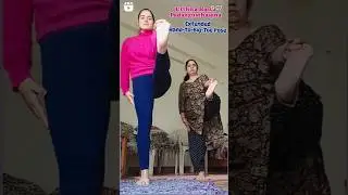 Mother & Daughter Yoga Duo #yoga #trending #youtubeshorts #motherdaughter #shortsvideo