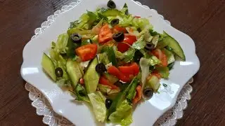 БЕРУ Огурец и Помидор и получается Потрясающий Салат! РЕЦЕПТ МОЕЙ ПОДРУГИ!
