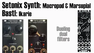 Setonix Synth and Bastl Dual Filters