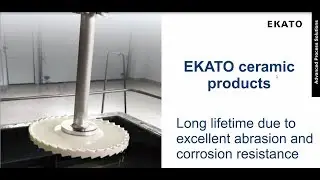 EKATO Ceramic Impellers - for highly abrasive and corrosive processes