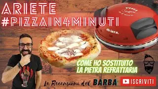 ARIETE OVEN 909 PIZZA IN 4 MINUTES - Stone replacement with Fiesoli biscuit and cooking test