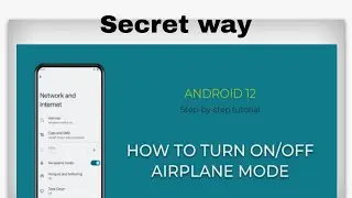 How to on airplane mode in Android device 2024 || Hriant360