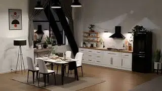 The Kitchen. Анимация движения камеры
