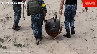 Sea Mine Found In Sea Ukrainian Force Explode It On Odessa