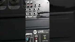 Rcf livepad 10c test with Audio Technica ATM 89R microphone.