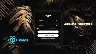 How To Make Sign In & Sign Up Form Using ReactJs | Login & Registration Form | Fully Responsive