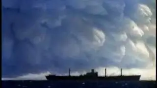 Tidal Wave from Bomb Capsizes Ship