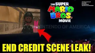 The SUPER MARIO BROS Movie End Credits Scene LEAKED!