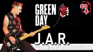 Green Day - J.A.R. (Jason Andrew Relva) (🔴Bass Tabs ) 