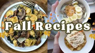 What I Eat in a Day with Healthy Fall Recipes 🍂🧸