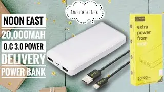 Noon East Power Delivery & Q.C 3.0 20,000mAh Power Bank: Middle East's Bang for the Buck Power Bank