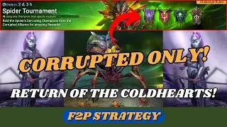 My F2P Strategy for the Corrupted Spider Tourney! | F2P Strategy | RAID: Shadow Legends