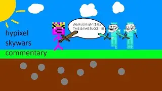 trash kid struggles to play skywars in hypixel