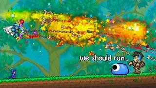 Terraria, But EVERY Ranged Weapon Attacks At The Same Time...