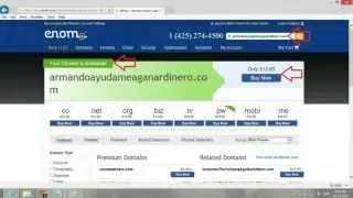 Como Comprar Tu Domino con eNom