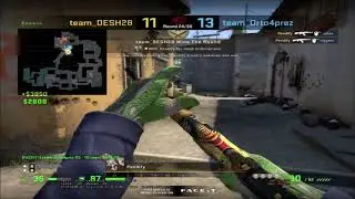 1v2 | one taps (5bullets)