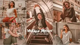 Lightroom mobile presets free dng | vintage brown lightroom presets 2020 free download | SM EDITZ