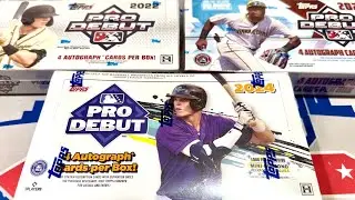 BIG HITS IN ALL 3!  2022, 2023 and 2024 PRO DEBUT HOBBY BOXES!  (Face Off Friday)
