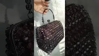 Сумочка из бусин на фермуаре ❤️ открывается на 180 градусов #сумочкаизбусин#сумочка