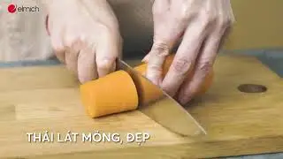 Dao gọt hoa quả Elmich EL8422 chiều dài 24cm, lưỡi dao làm bằng thép không gỉ