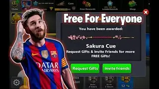 8Ball Pool - Free Sakura Cue - By ALI TIPS AND TRICKS -   Link In Description!!!