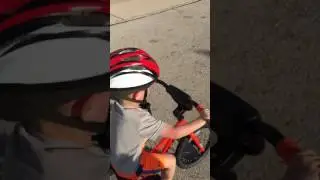 4 year old without training wheels.  Happy birthday!