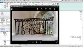 REVIT: how to model parametric rail family 03.