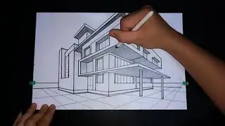 Arsitektur 8- Cara menggambar Sketsa Rumah