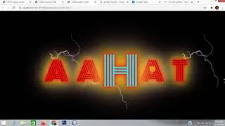14. AAHAT Horror and lighting effect using HTML, CSS and Google Font API - CSS - Web Design