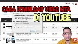Cara Download Video Kita Sendiri di Yotube Studio