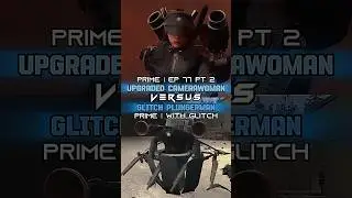 Upgraded Camerawoman vs Glitch Plungerman #youtubeshorts #edit #skibiditoilet #cameraman #viralvideo