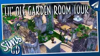 Sims 4 Garden Build & Ruins Tour | Lil' Ole Garden Room Speed Build
