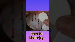 kinder joy surprise #asmr #kinderjoy #shorts #satisfying